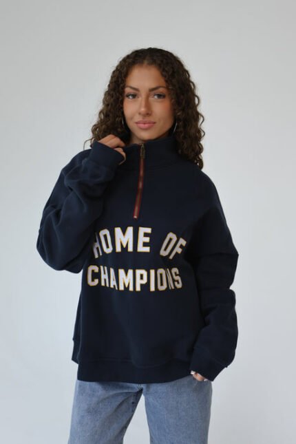 HERITAGE QUARTER ZIP IN "MIDNIGHT" Sweatshirt