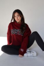 CITY ROLLNECK IN "CRIMSON" Sweatshirt - Image 2
