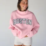 CITY ROLLNECK IN "PEONY DOT" Sweatshirt