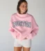 CITY ROLLNECK IN "PEONY DOT" Sweatshirt