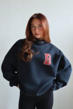 LETTERMAN ROLLNECK IN "MIDNIGHT" Sweatshirt