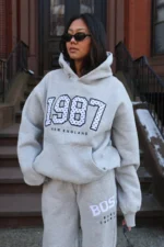 VINTAGE HOODIE IN "STONE DOT" Hoodie - Image 2