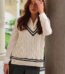 EAST COAST CASHMERE VEST IN "CHANTILLY" Sweatshirts