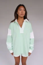 RUGBY POLO IN "MINT JULEP"
