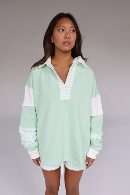 RUGBY POLO IN "MINT JULEP"