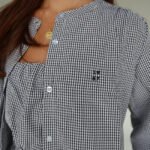 CITY OXFORD IN “VICHY NOIR” Sweatshirt