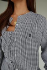 CITY OXFORD IN “VICHY NOIR” Sweatshirt