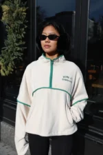 HARBOR FLEECE IN "IVORY" Sweatshirt - Image 2