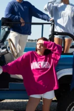 LABEL CREW IN "BERRY" Sweatshirt - Image 2