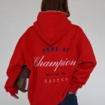 BANNER HOODIE IN "CHERRY" Hoodie